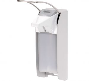 Aluminiumspender mit Zählfunktion - 500-ml-Flasche für Waschlotion, Pflegelotion und Händedesinfektion 